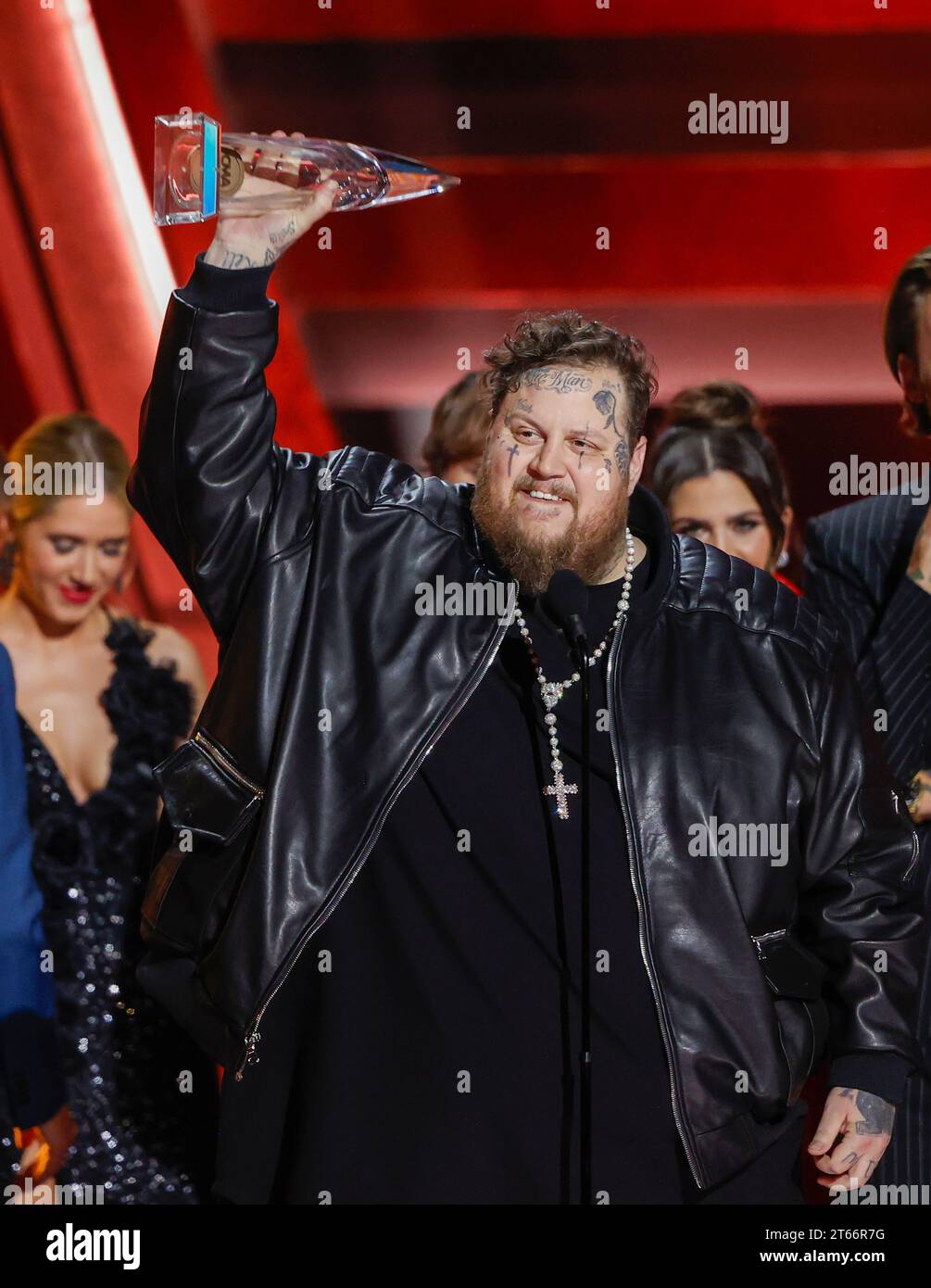 Nashville, United States. 19th Jan, 2023. Jelly Roll wins New Artist of