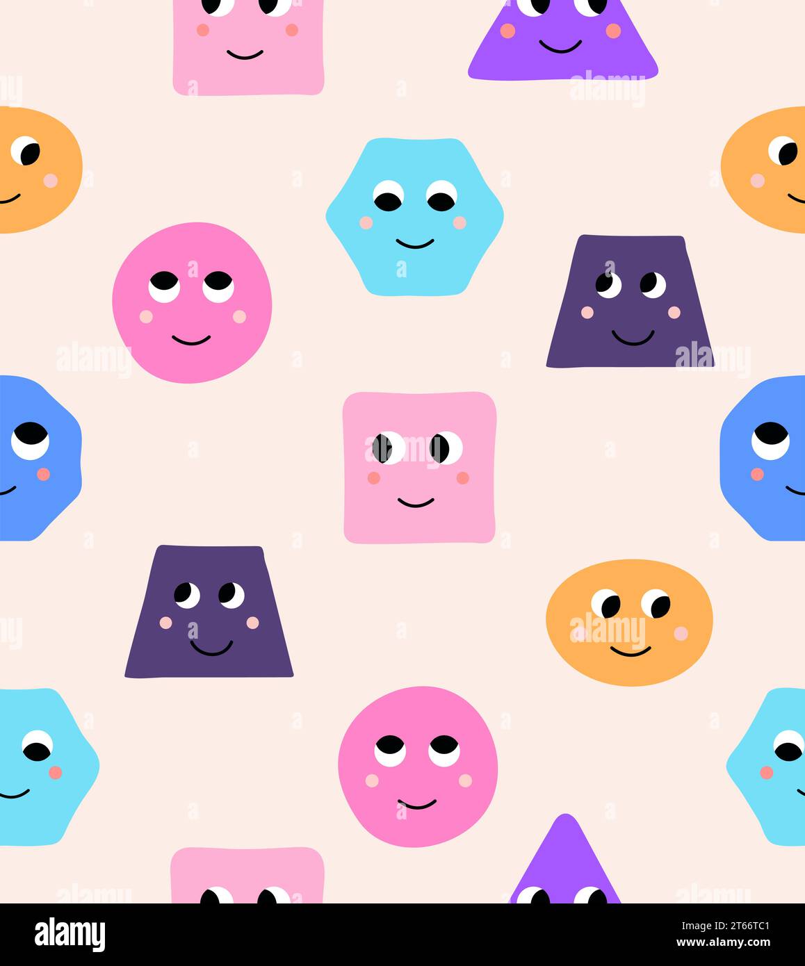 Geometric character seamless pattern vector Stock Vector Image & Art ...