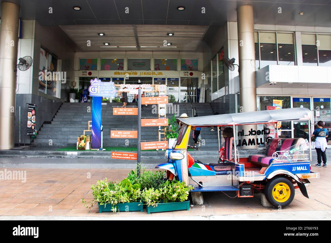 JJ mall or Jatujak department store for thai people and foreign