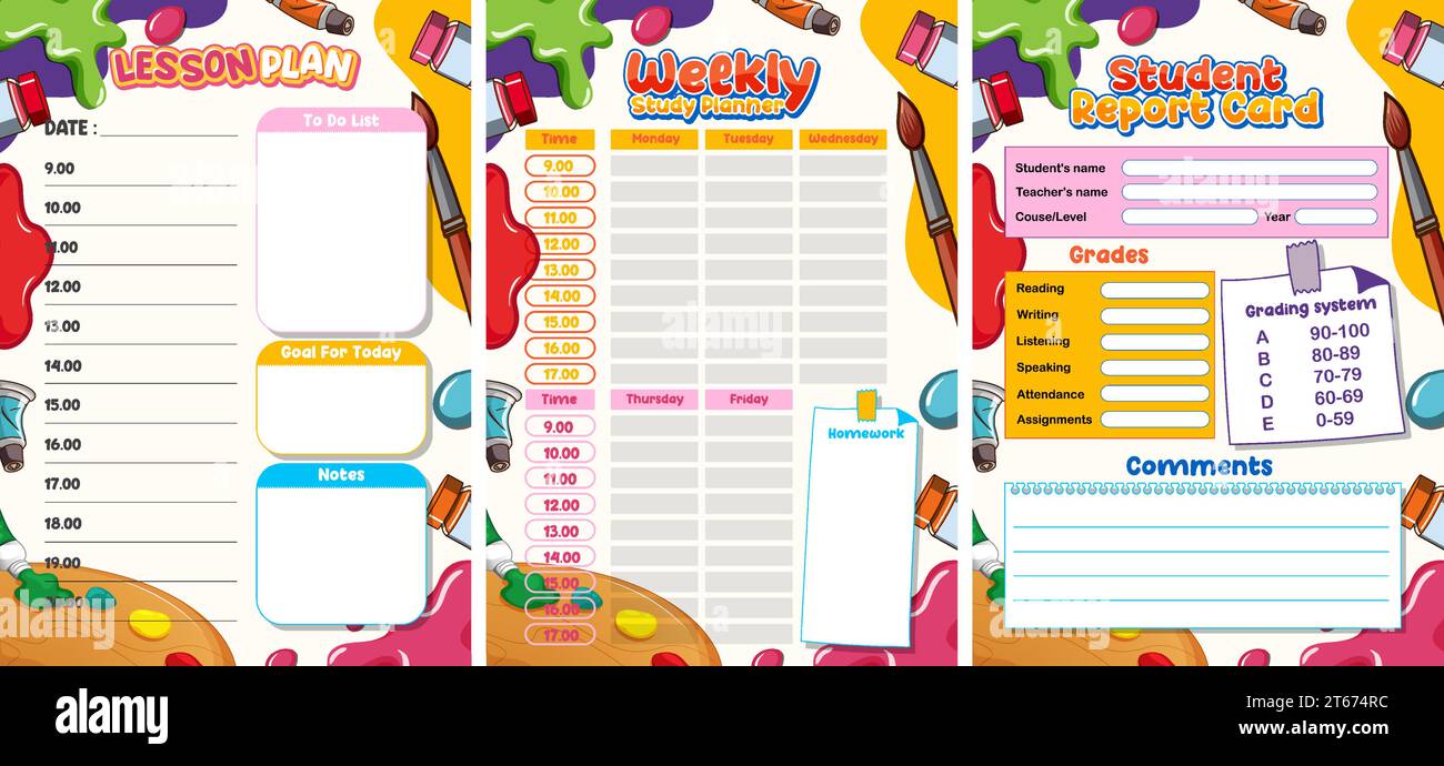 organize-your-study-schedule-with-these-printable-planner-sheets-stock