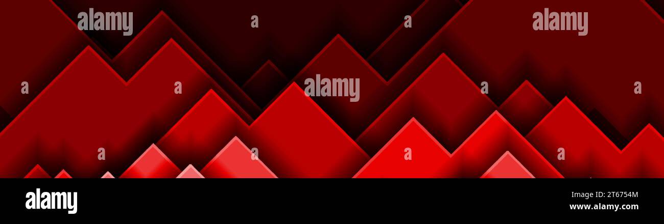 Dark red abstract geometric technology background. Material vector ...