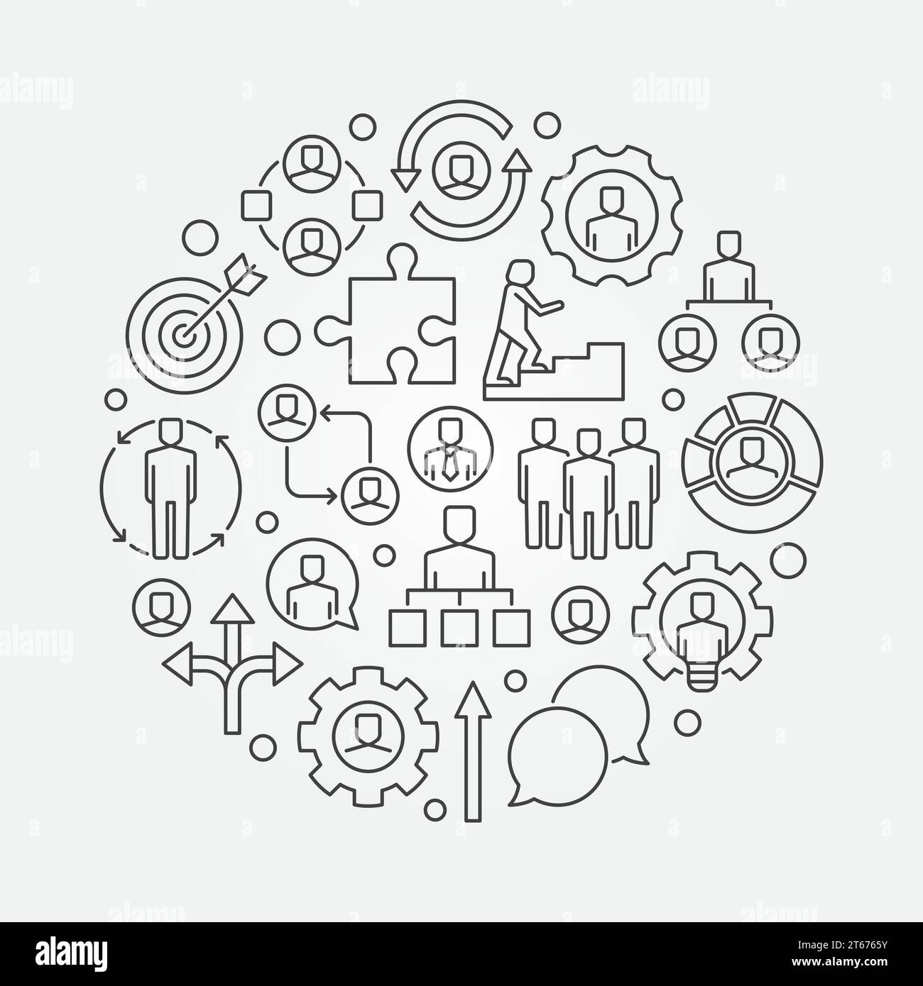 Interview line building Stock Vector Images - Alamy