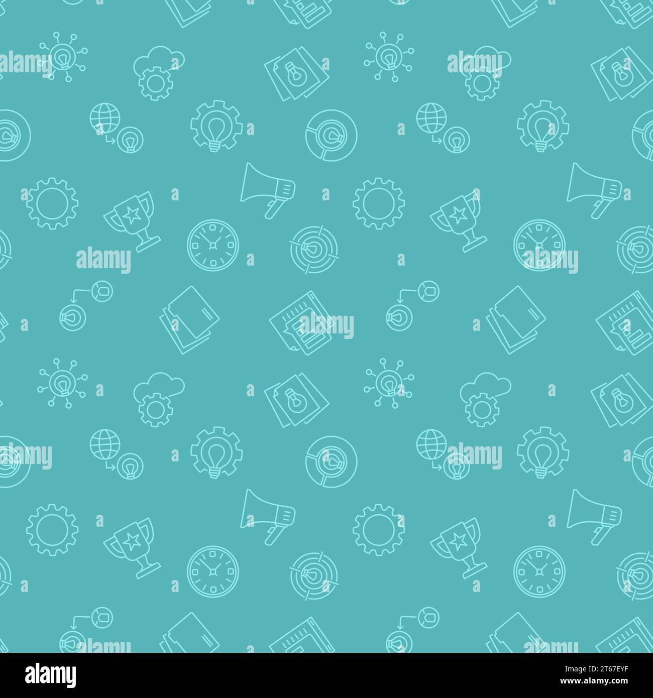 Startup simple seamless vector pattern or background Stock Vector