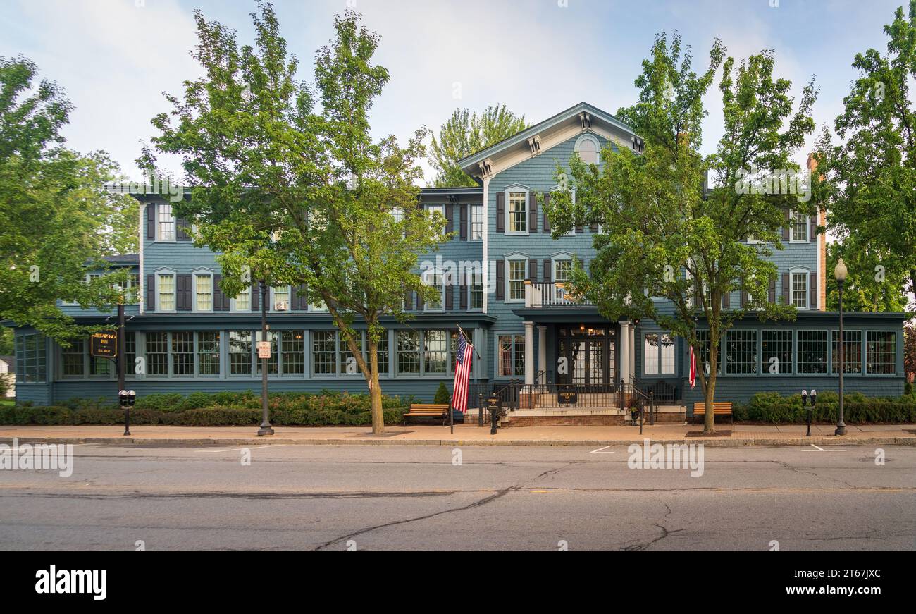 Skaneateles, a Town in the Fingerlakes of Upstate New York Stock Photo