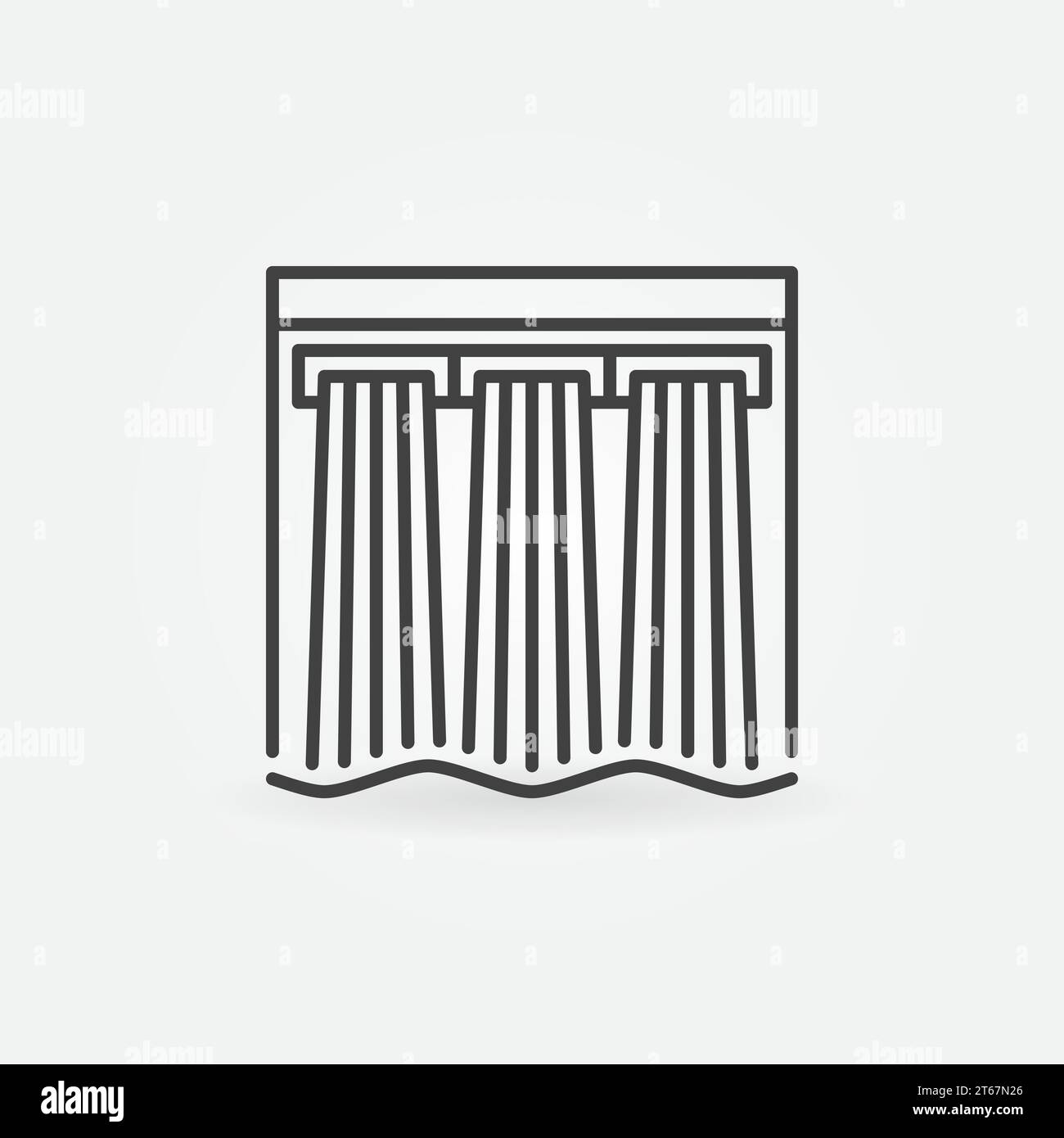 Hydroelectricity vector icon - hydroelectric dam outline sign Stock