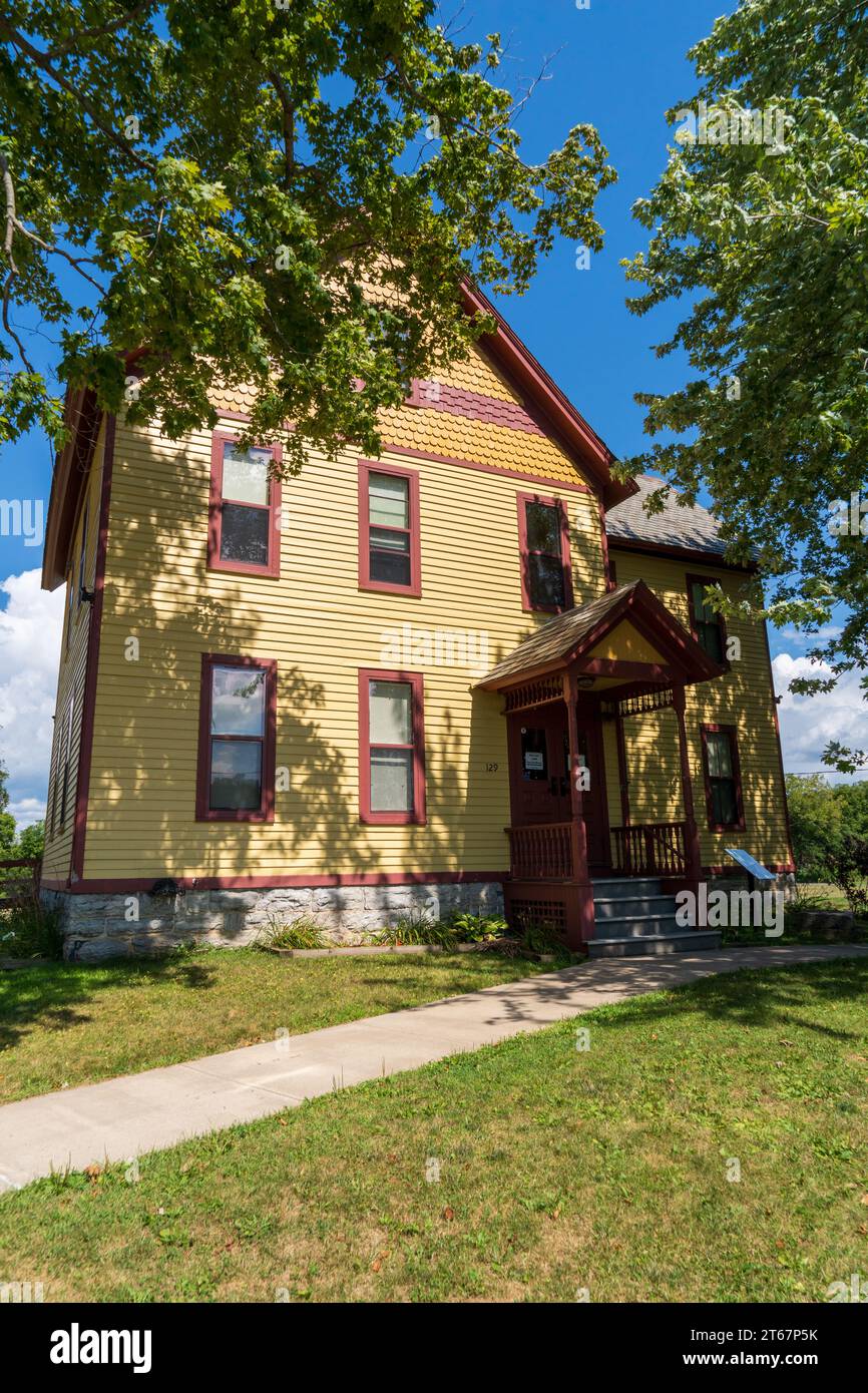 The Schoharie Crossing State Historic Site, Upstate New York Stock