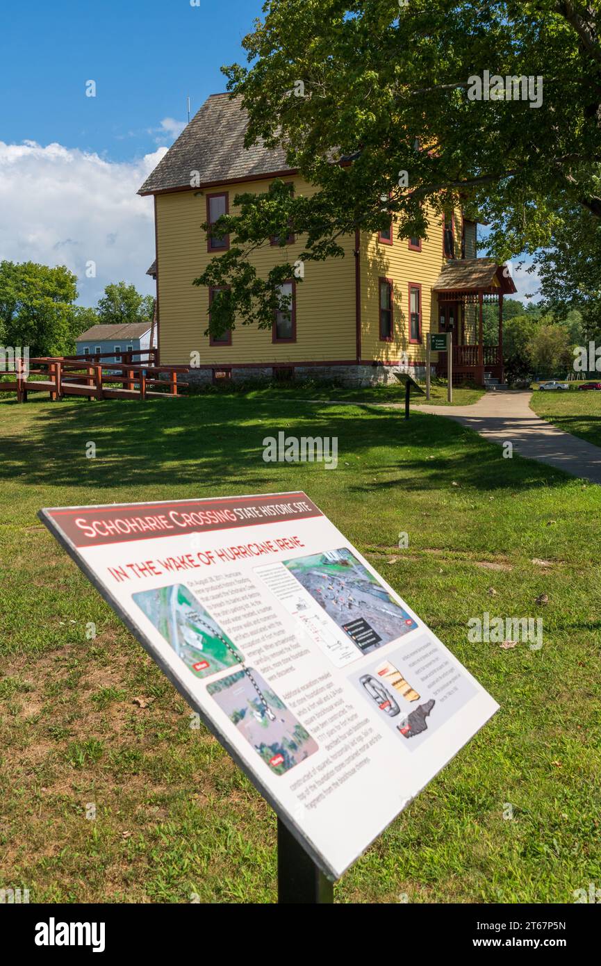 The Schoharie Crossing State Historic Site, Upstate New York Stock ...