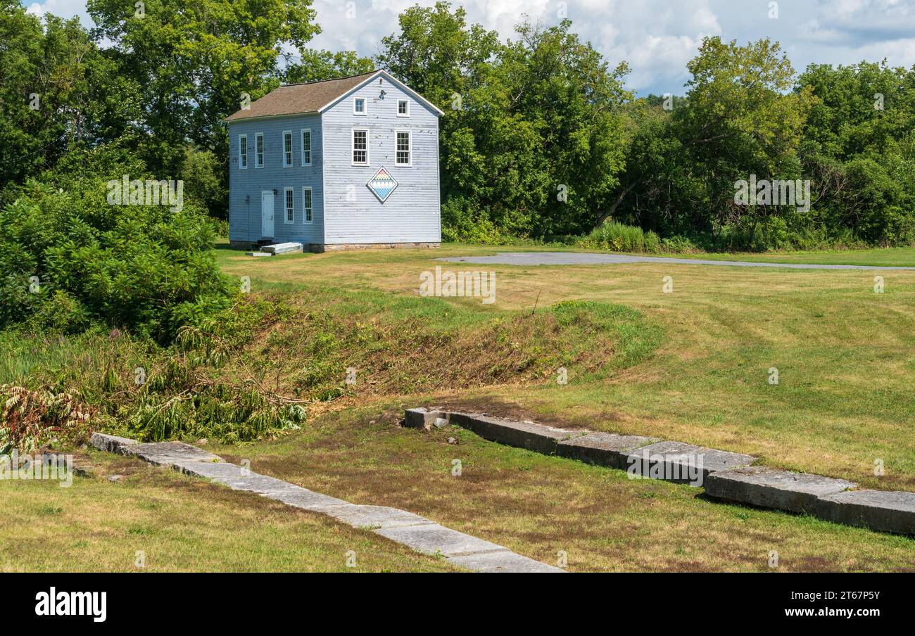 The Schoharie Crossing State Historic Site, Upstate New York Stock ...