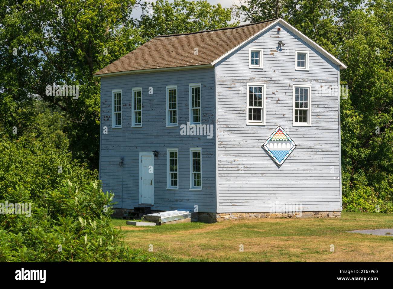 The Schoharie Crossing State Historic Site, Upstate New York Stock