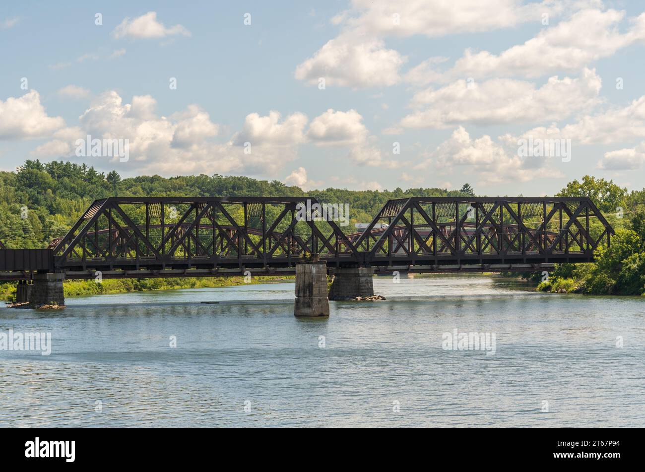 The Schoharie Crossing State Historic Site, Upstate New York Stock
