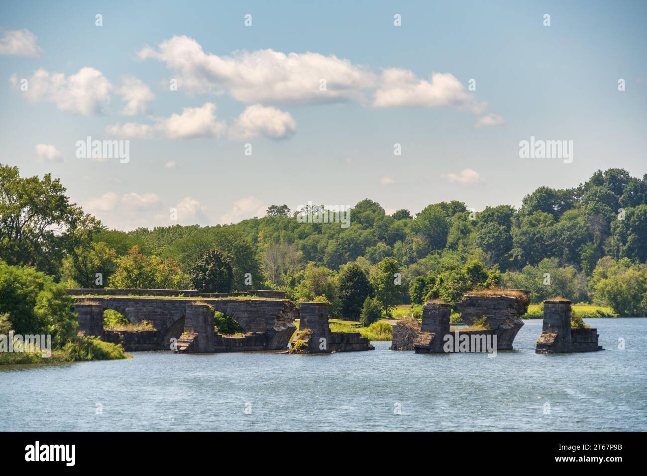 The Schoharie Crossing State Historic Site, Upstate New York Stock ...