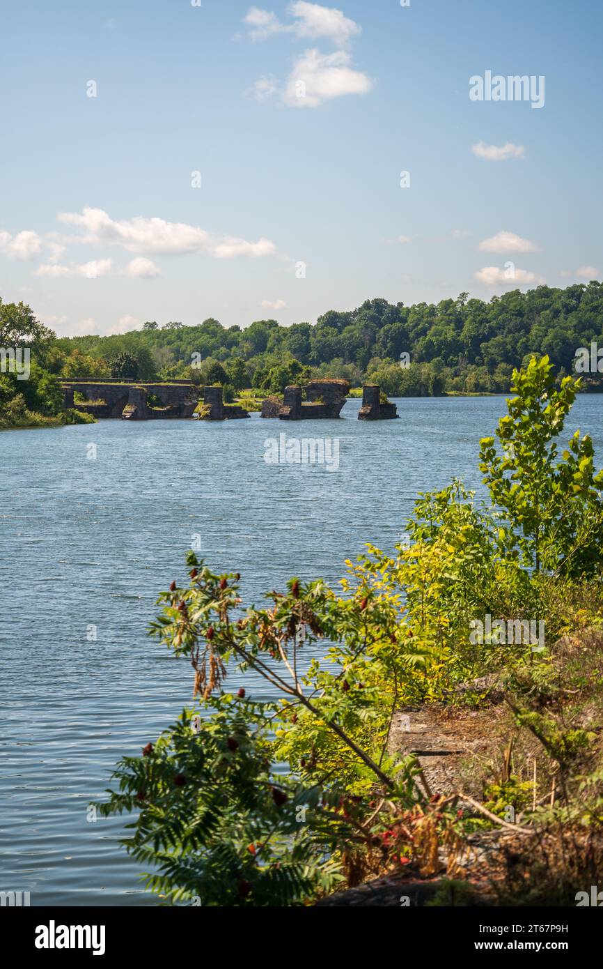 The Schoharie Crossing State Historic Site, Upstate New York Stock ...