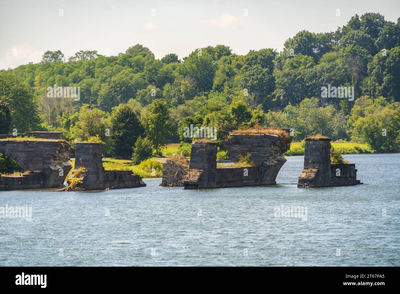 The Schoharie Crossing State Historic Site, Upstate New York Stock ...