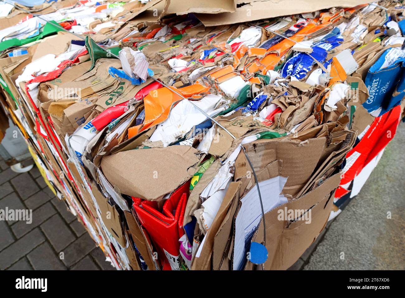 Altpapier sammeln Altpapier und Altkarton richtig Berlin, Deutschland, DEU, GER