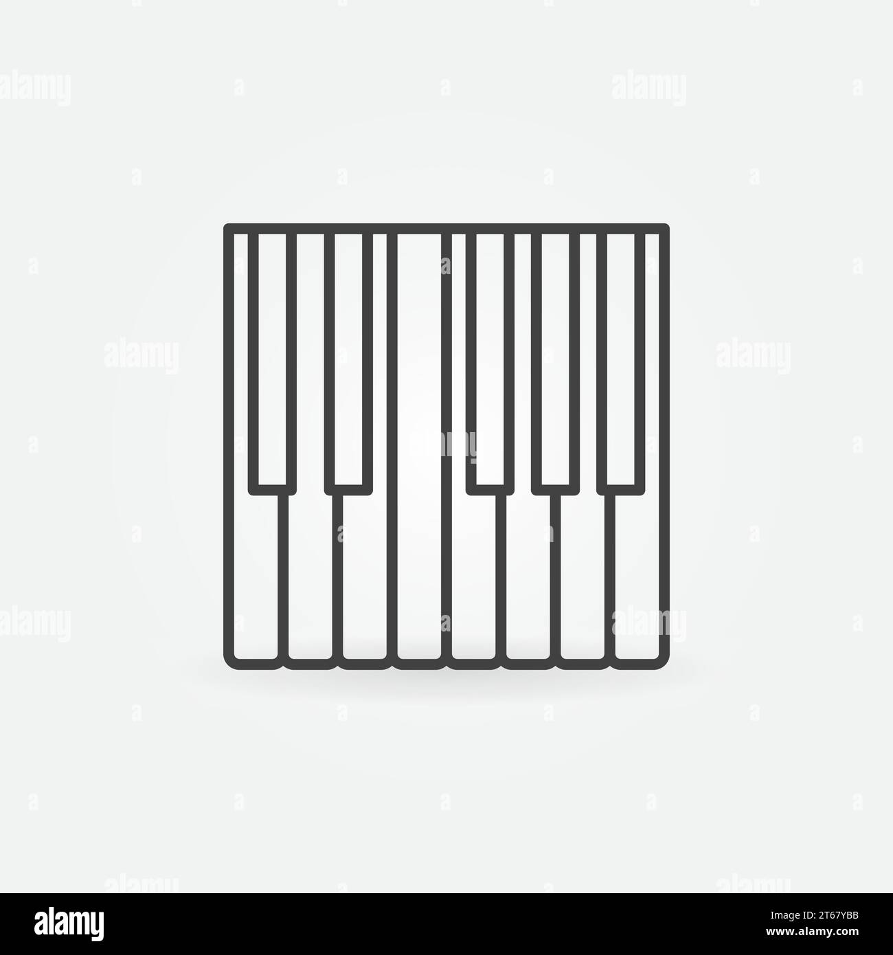 Retro keyboard icon, outline style Stock Vector Image & Art - Alamy