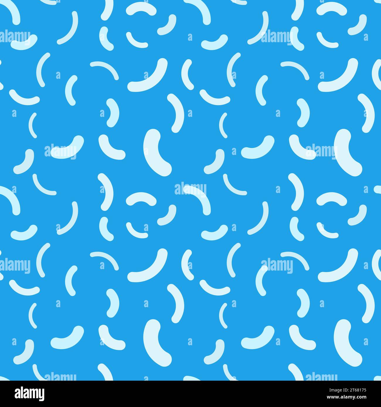Blue probiotics bacteria concept seamless pattern or texture Stock ...