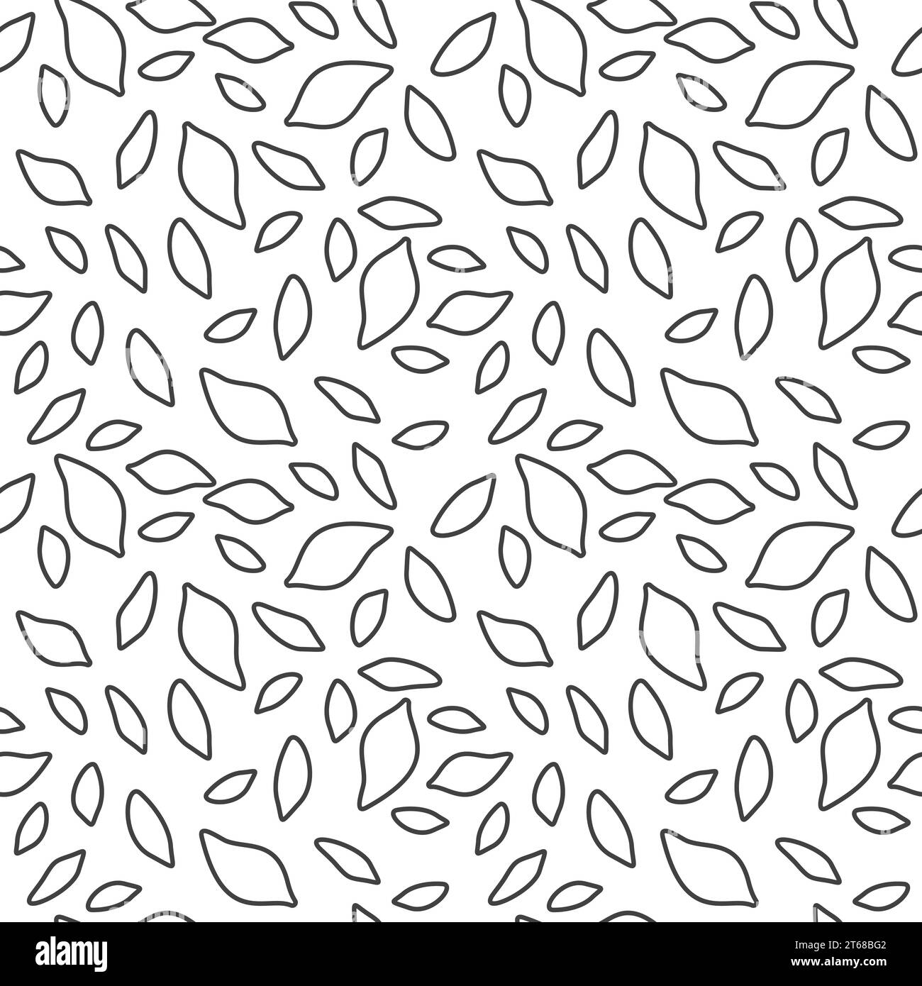 Trematoda Helminth Seamless Pattern - parasitic worms vector background Stock Vector