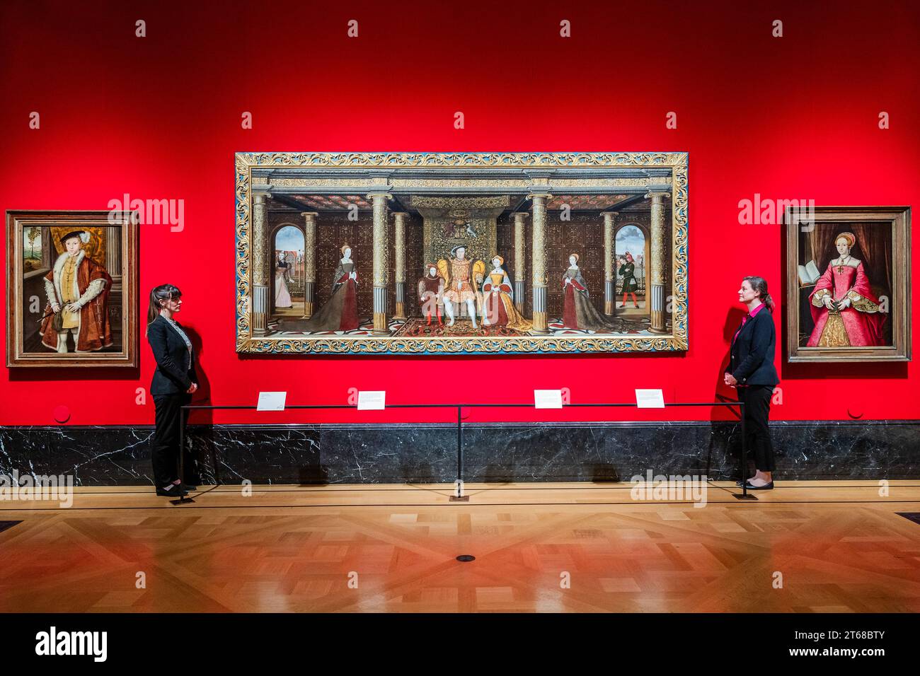 London, UK. 9th Nov, 2023. Holbein at the Tudor Court a new exhibition