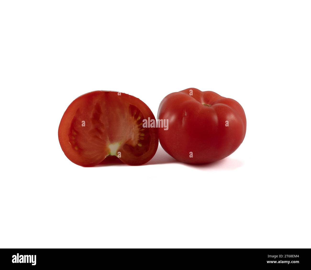 tomato isolated on a white background Stock Photo - Alamy