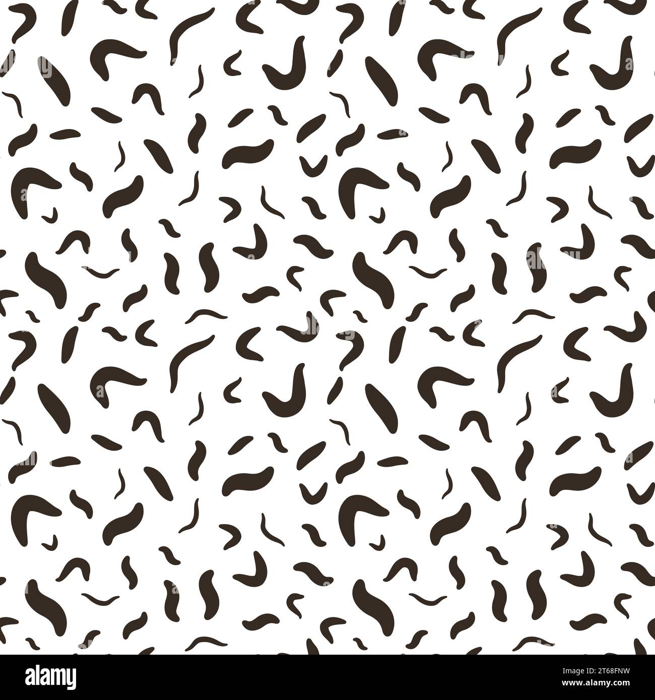 Intestinal Worms Helminths vector concept Seamless Pattern or background Stock Vector
