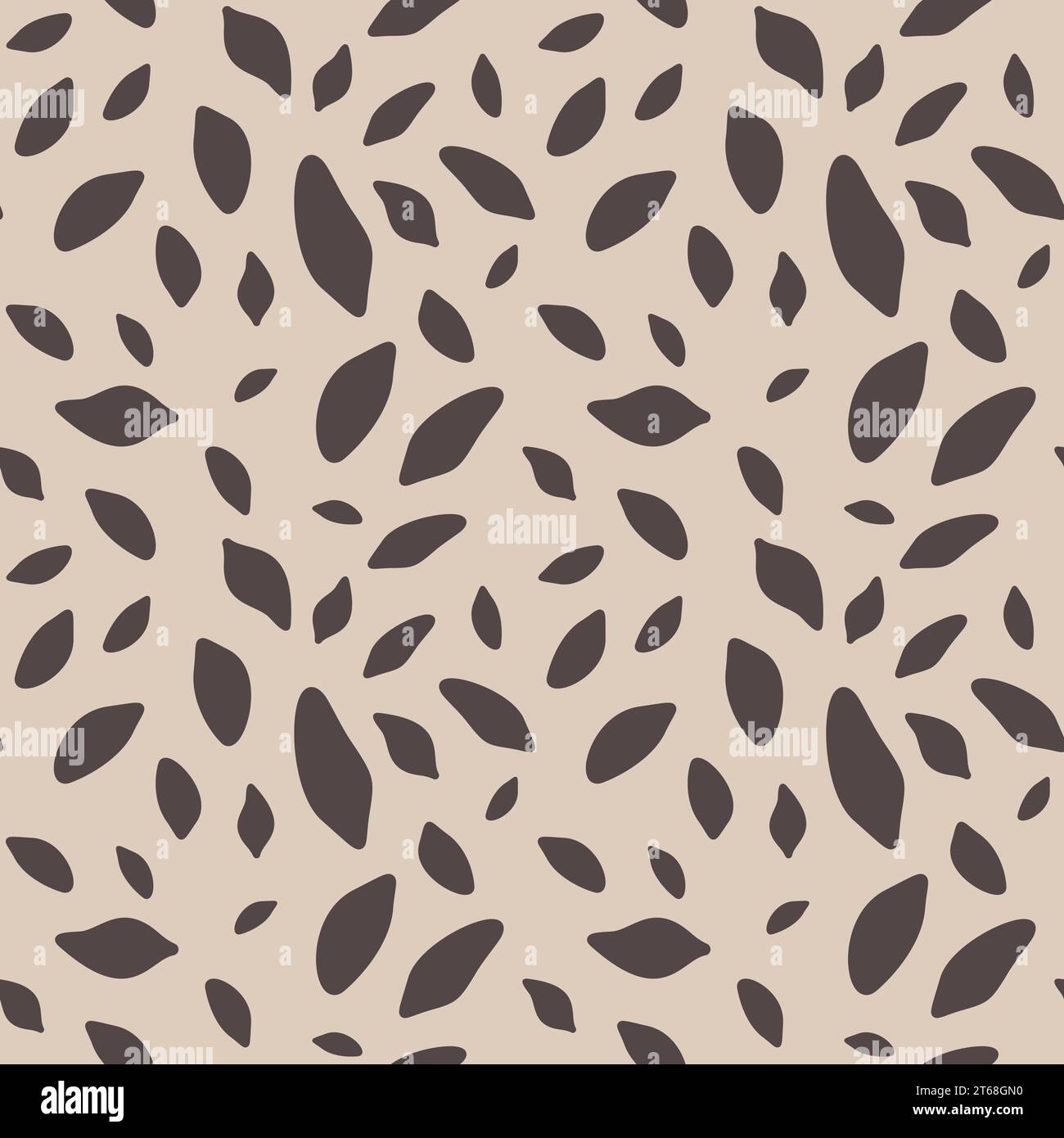 Seamless pattern with Trematodes Helminths - vector concept background Stock Vector
