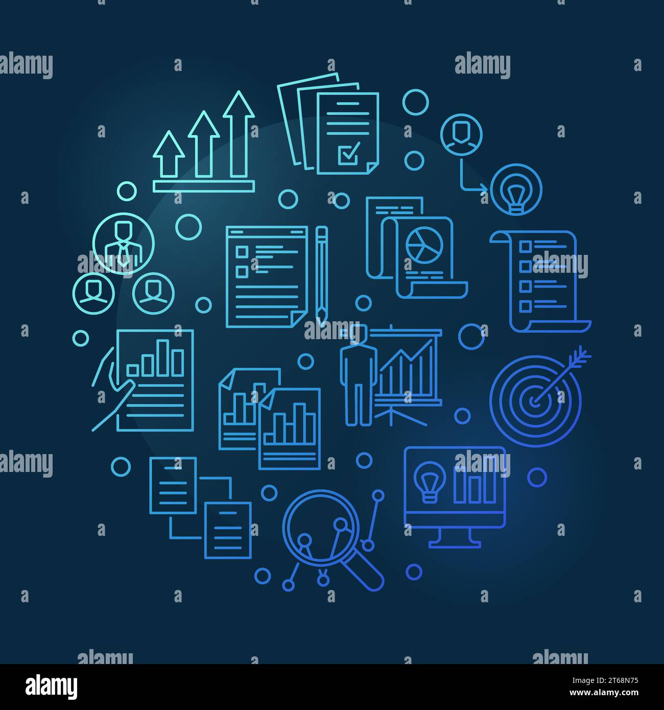 Strategic plan planning process vector vectors hi-res stock photography ...