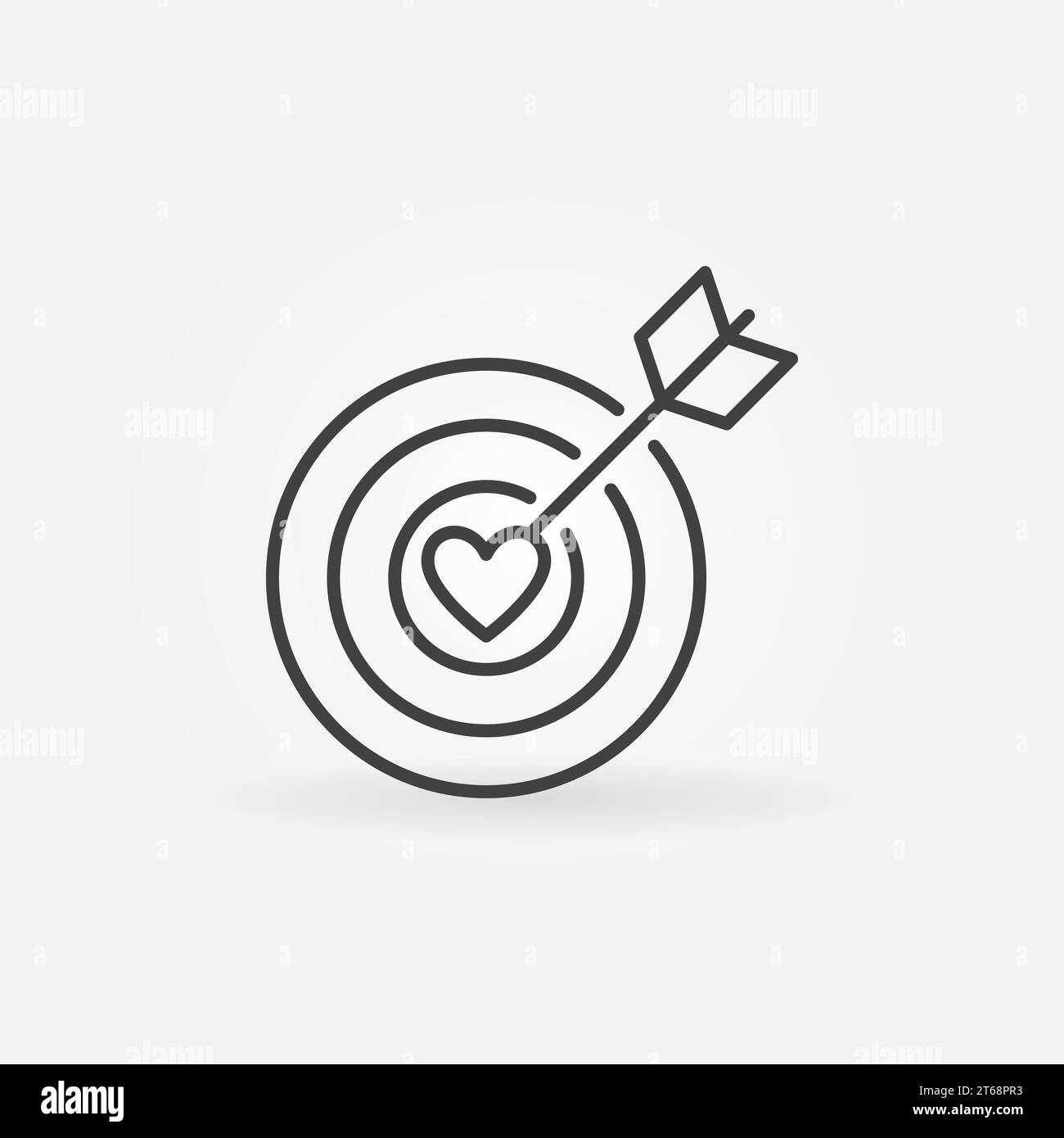 Linear style design valentines Stock Vector Images - Alamy