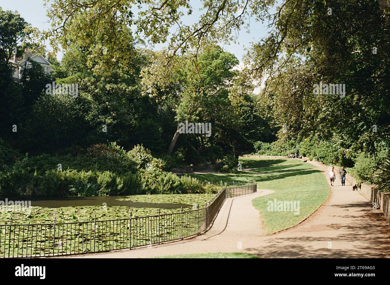 St Leonards Gardens, St Leonards-on-Sea, East Sussex, England, in early summer Stock Photo