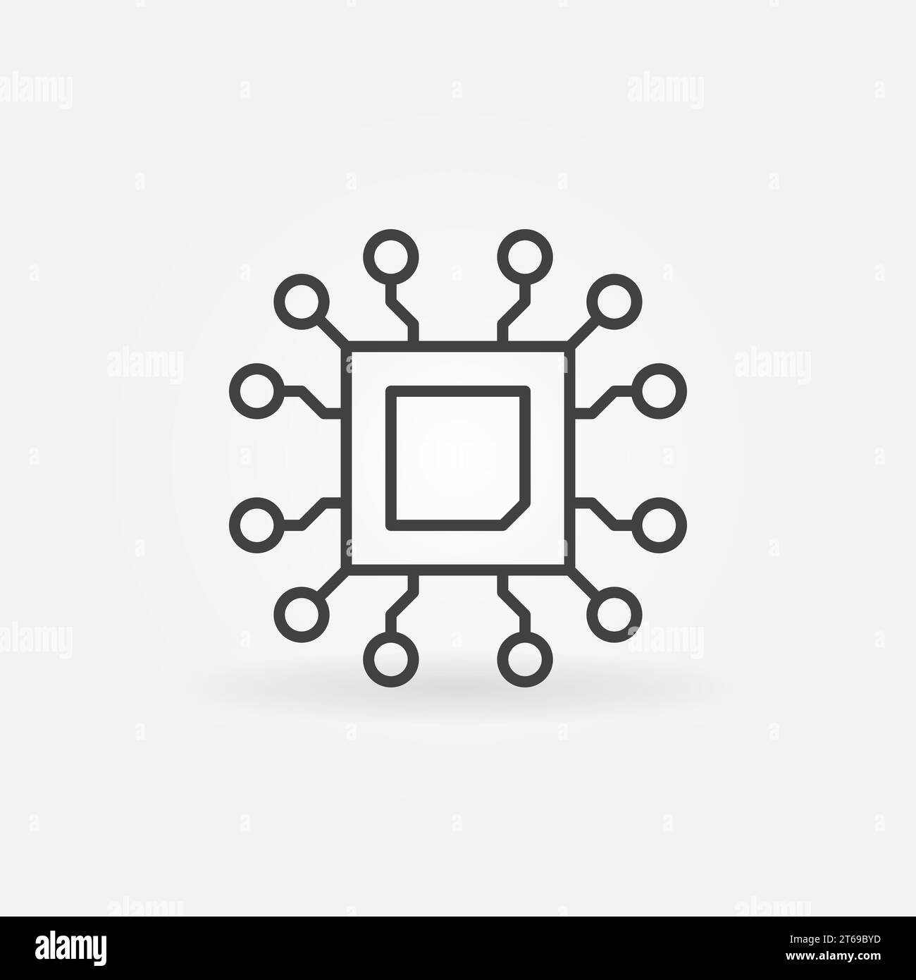 Chip app icon Stock Vector Images - Alamy