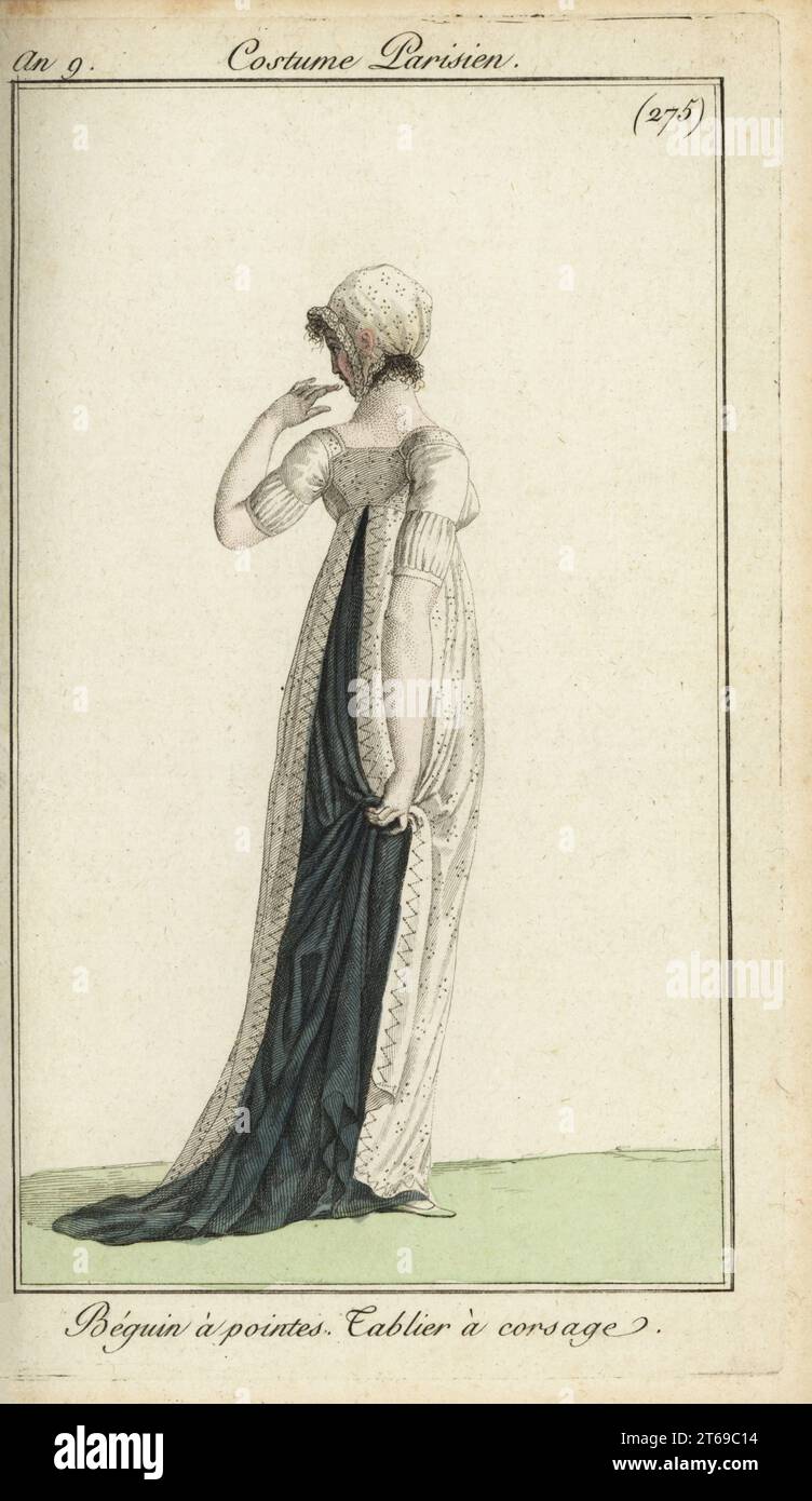 black women petticoat dress 1800 Black Linen Petticoat main image 0
