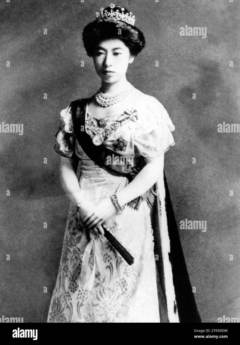 Nagako, wife of Emperor Hirohito. Undated photograph. [automated translation] Stock Photo
