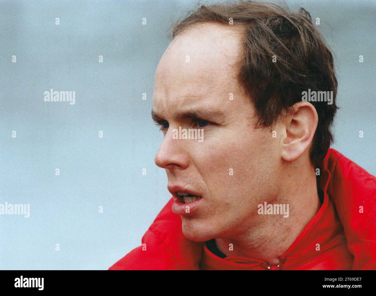 Albert Grimaldi took part in the two-man European bobsleigh