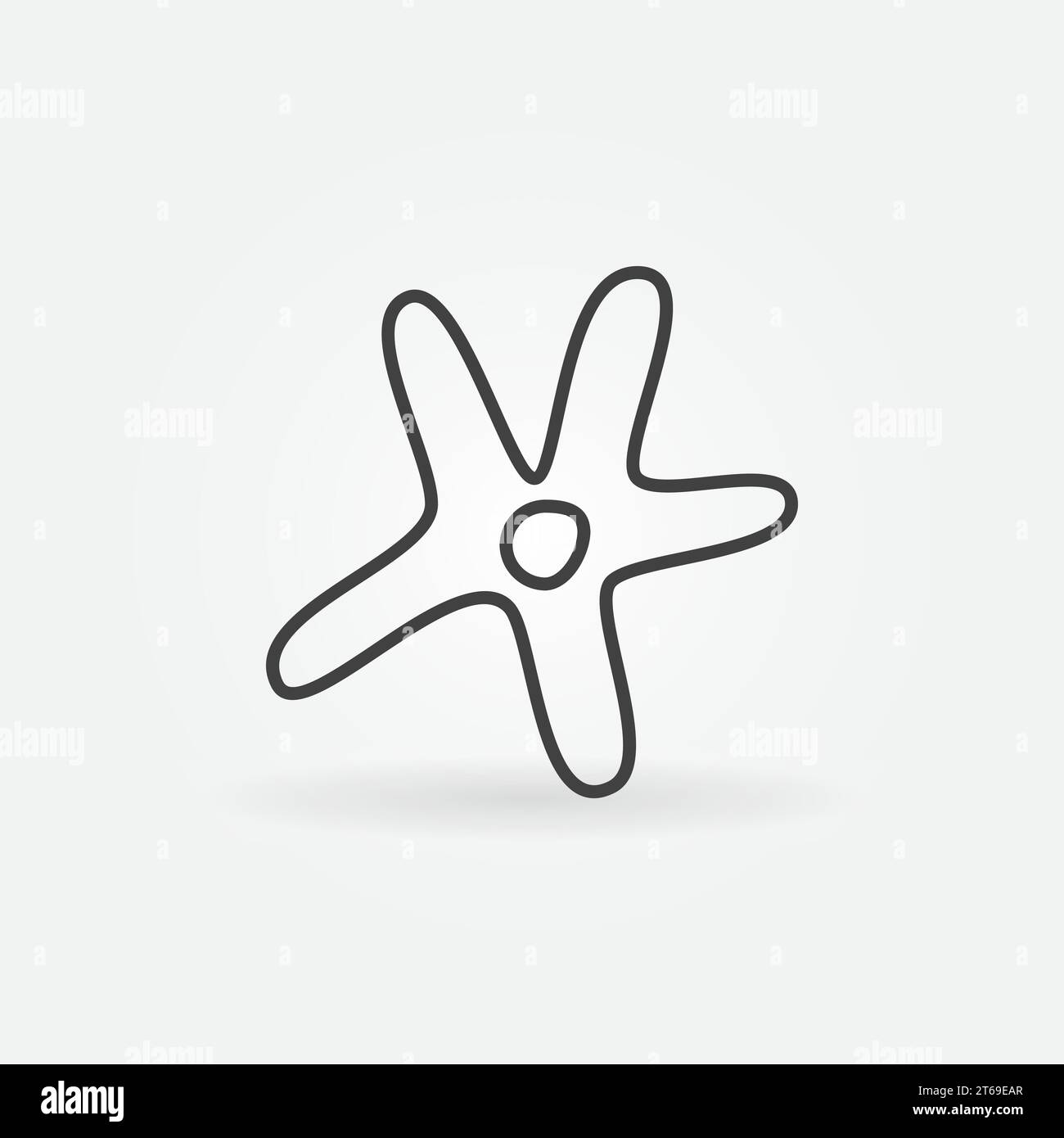 Bacteria outline vector simple icon or design element Stock Vector ...