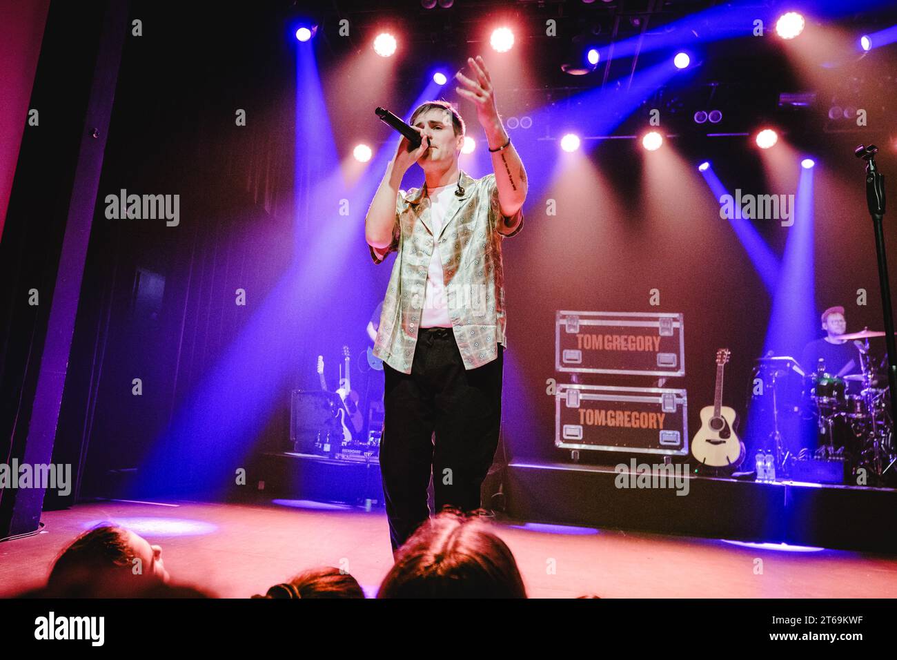 Bern, Switzerland. 08th Nov, 2023. The English singer and songwriter Tom Gregory performs a live concert Bierhübeli in Bern. (Photo Credit: Gonzales Photo/Alamy Live News Stock Photo