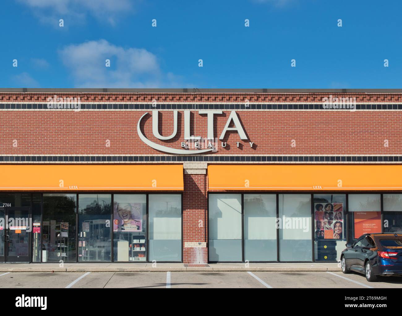 Houston, Texas USA 09242023 ULTA Beauty storefront exterior and