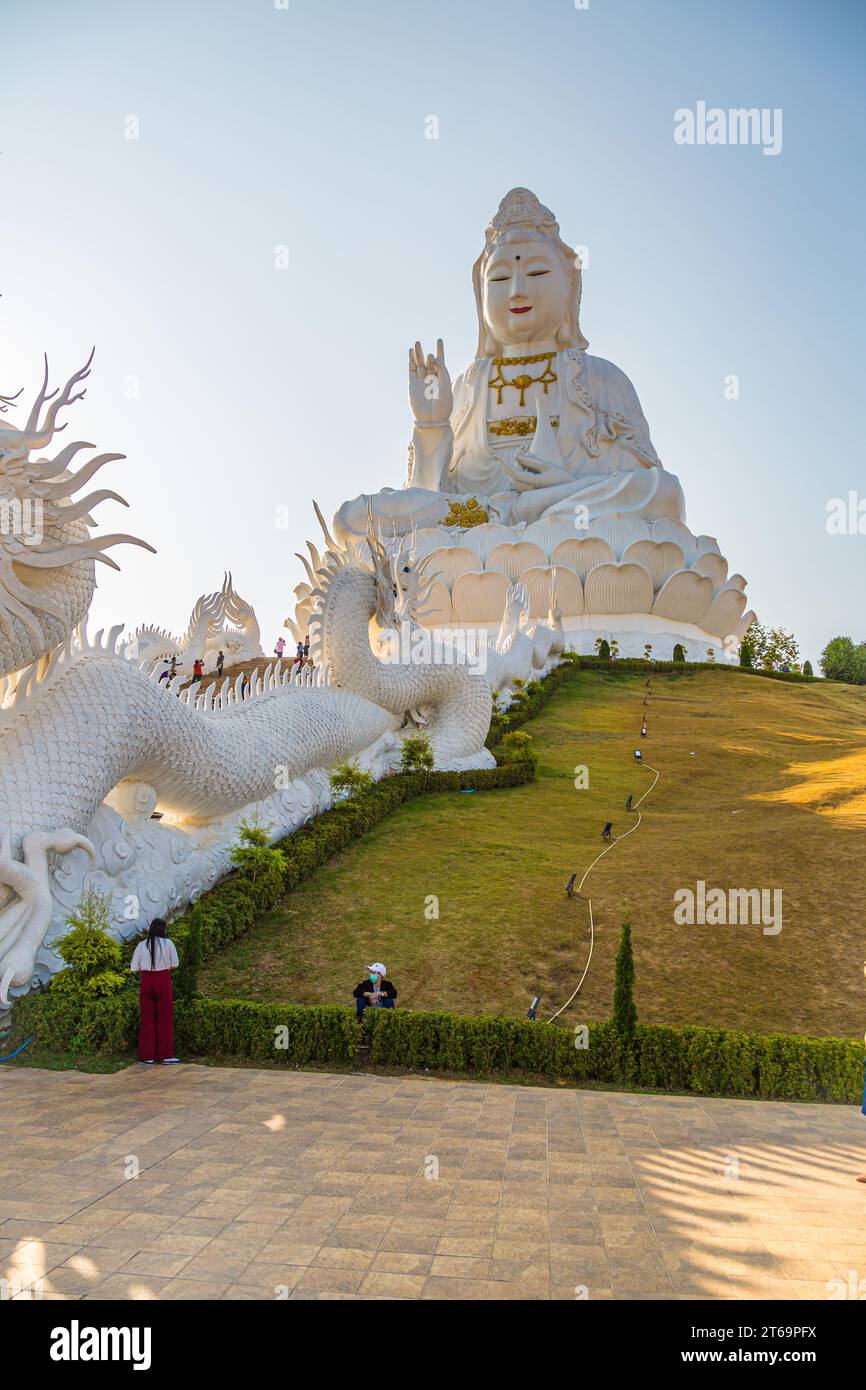 Guan Yin (Goddess of Mercy) statue at Wat Huay Pla Kang Temple in