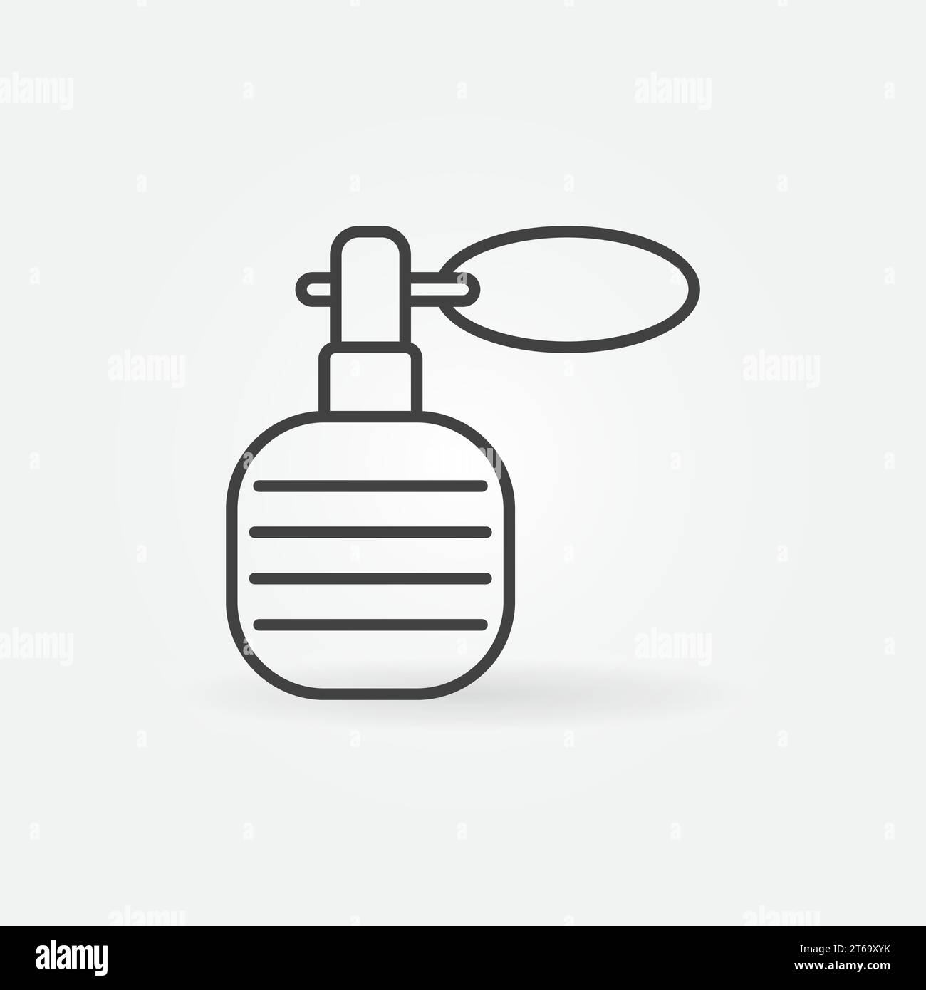 Hand Grenade vector thin line concept icon or design element Stock Vector