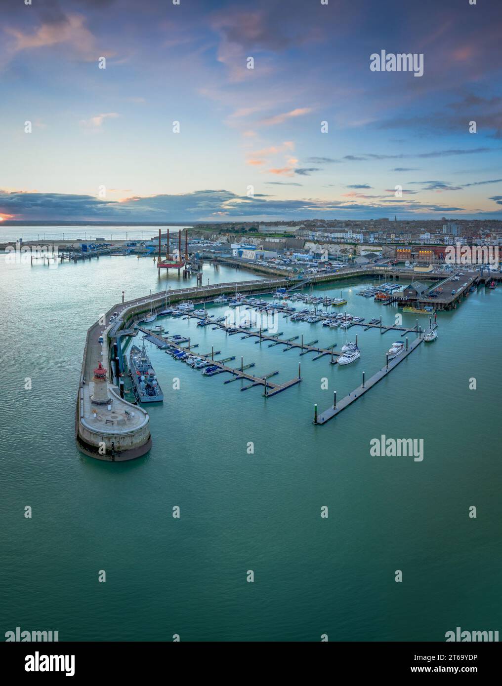 Aerial view ramsgate harbour kent hi-res stock photography and images ...