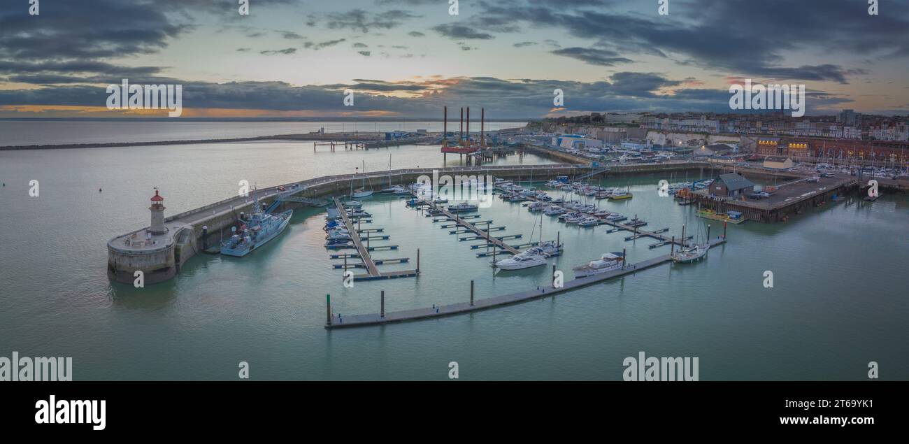 Aerial view ramsgate harbour kent hi-res stock photography and images ...
