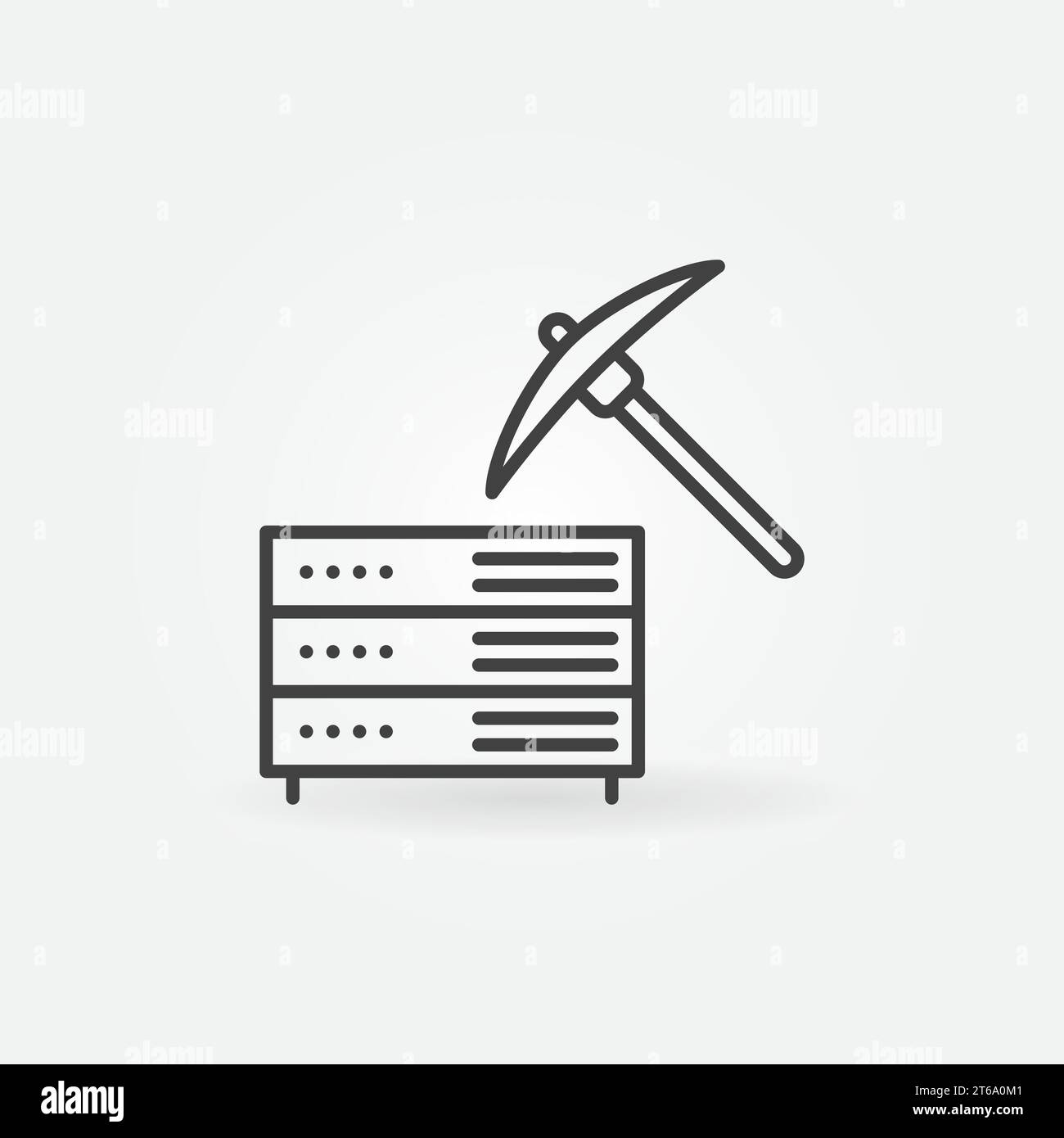 Server research line icon Stock Vector Images - Alamy