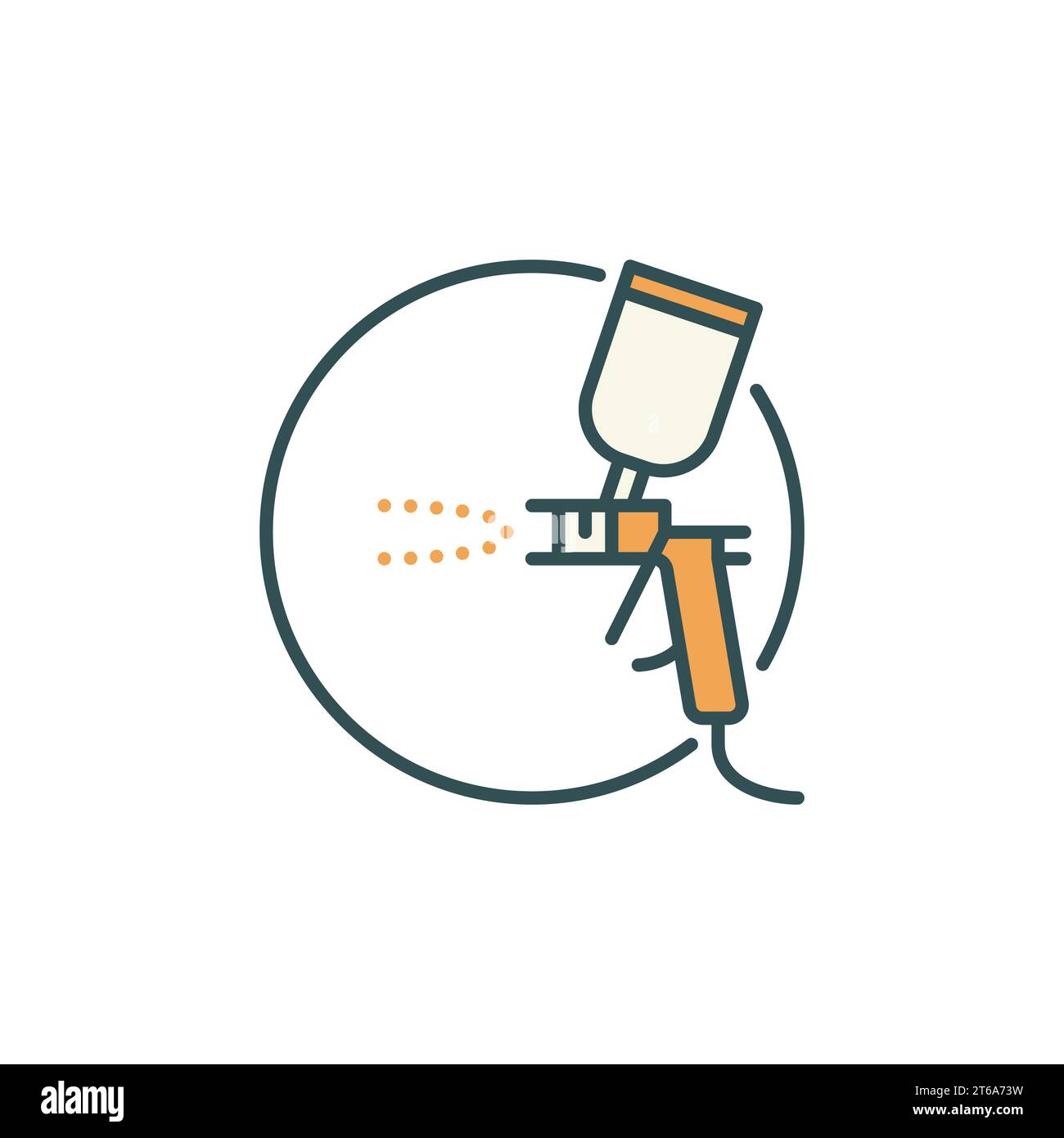 Paint spraying inside Stock Vector Images - Alamy