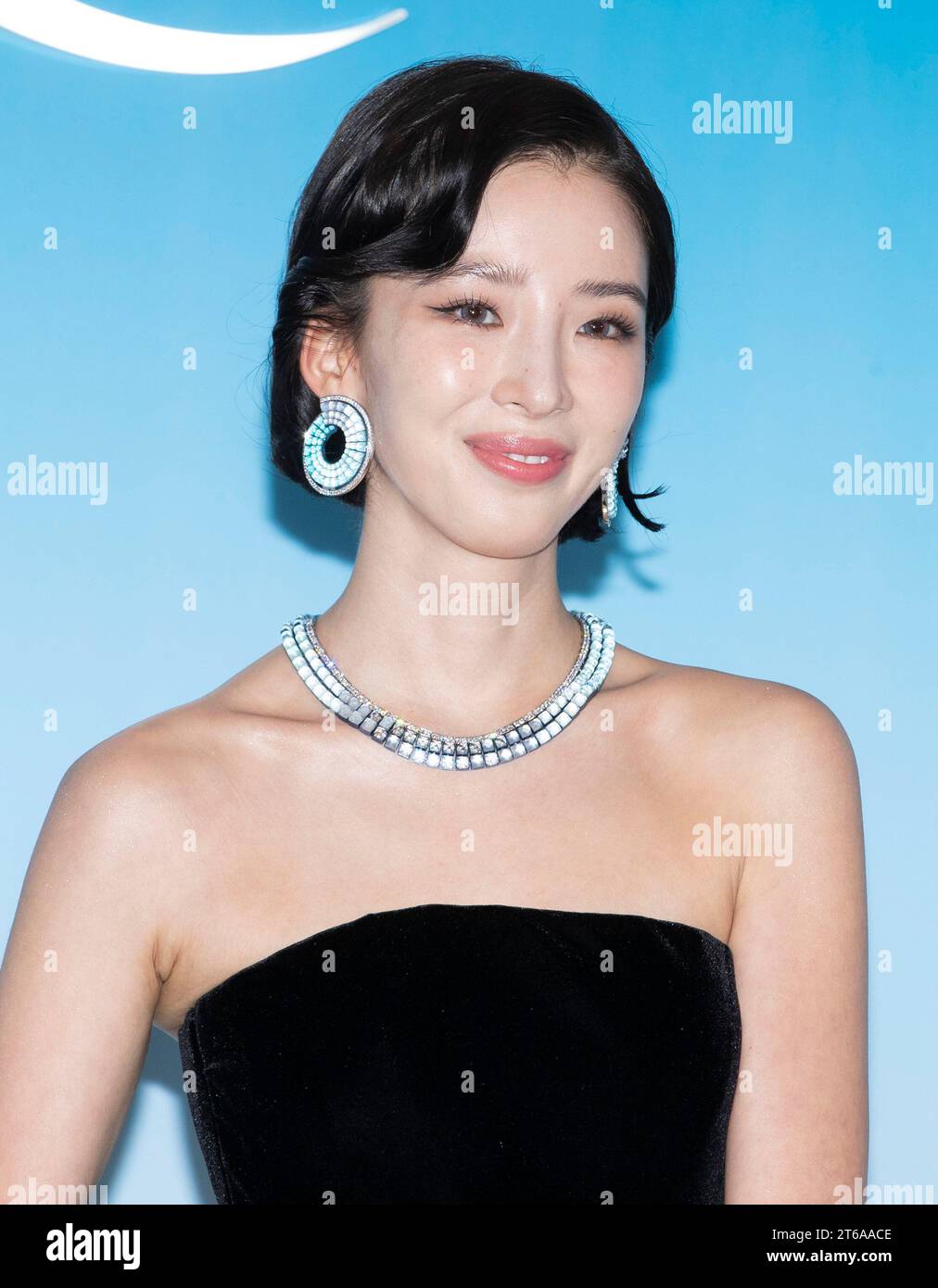 Seoul, South Korea. 9th Nov, 2023. South Korean model Irene, attends a photocall for the French jewellery and watch brand Fred Maison Exhibition Gala Dinner Party in Seoul, South Korea on November 9, 2023. (Photo by: Lee Young-ho/Sipa USA) Credit: Sipa USA/Alamy Live News Stock Photo
