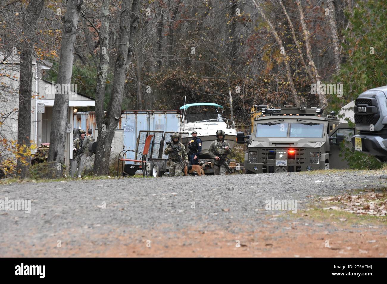 Helmetta, New Jersey, USA. 9th Nov, 2023. (NEW) FBI Search For Gregory