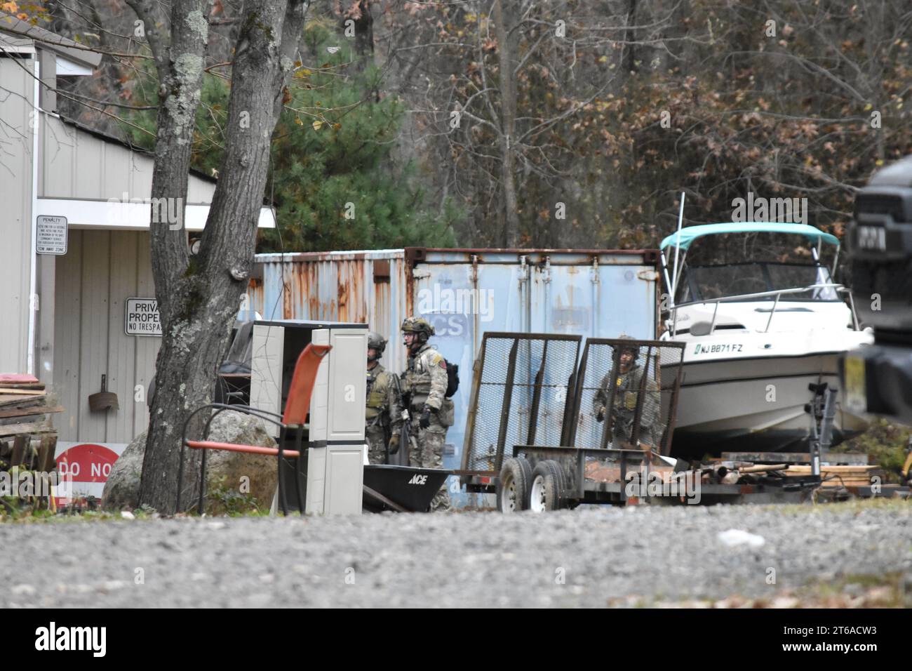 Helmetta, New Jersey, USA. 9th Nov, 2023. (NEW) FBI Search For Gregory