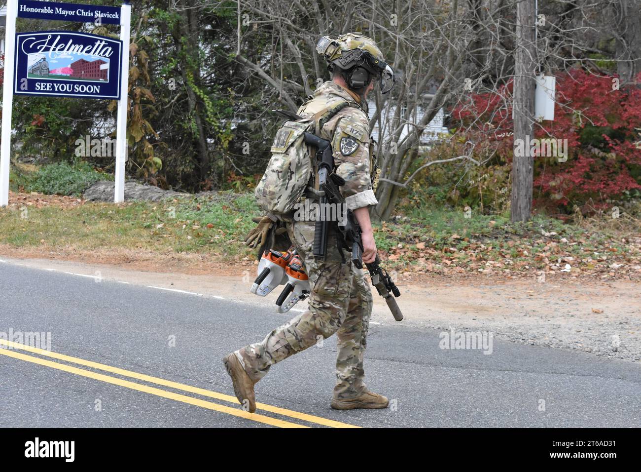 Helmetta, New Jersey, USA. 9th Nov, 2023. (NEW) FBI Search For Gregory