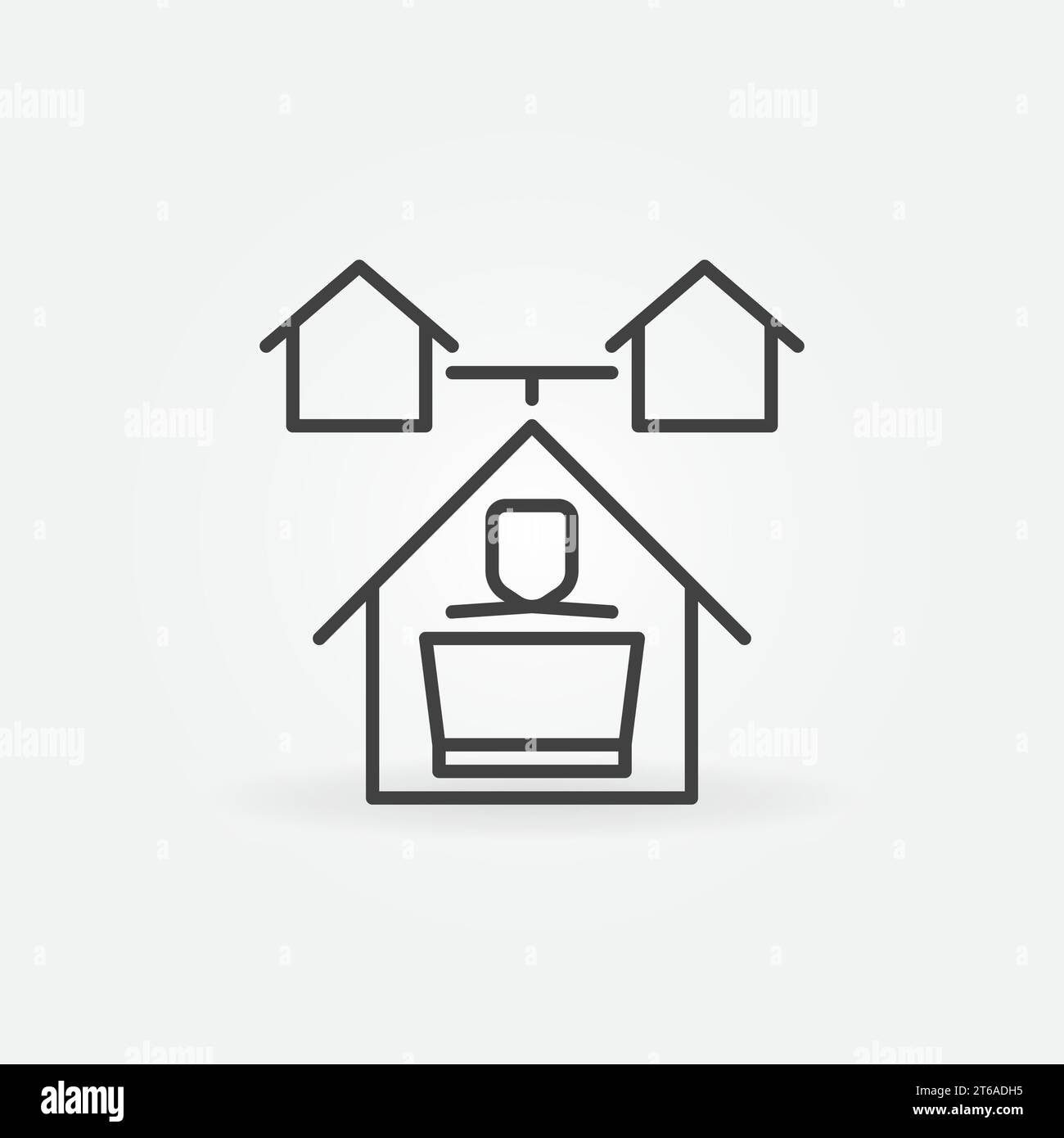 From home vector vectors hi-res stock photography and images - Alamy