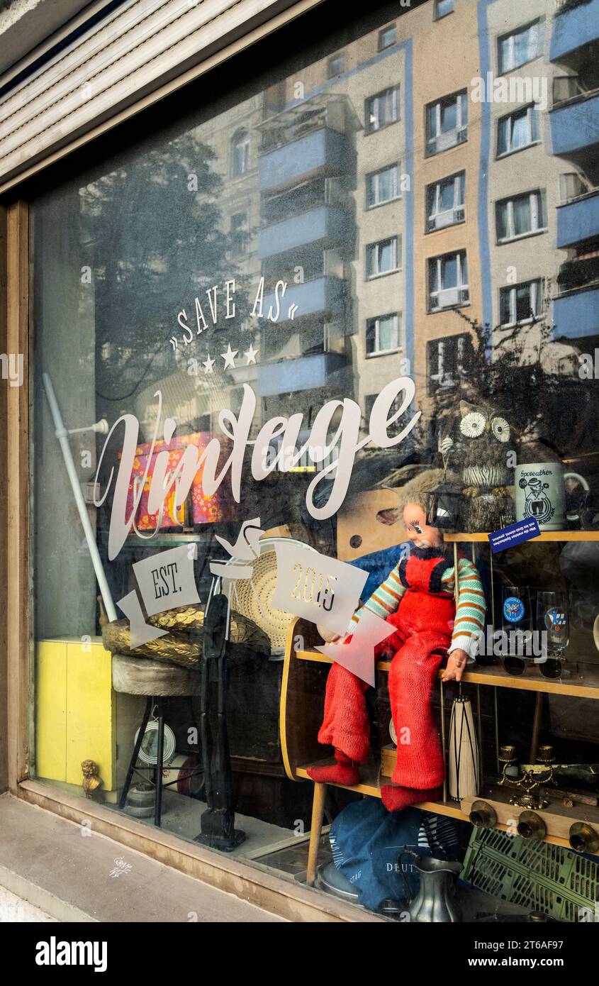Shop Window, Retail In Berlin Mitte, Germany Stock Photo