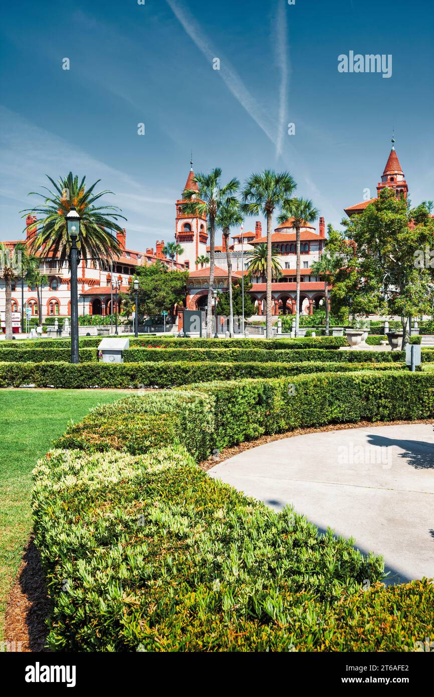 Flagler College campus in downtown St. Augustine Florida USA Stock