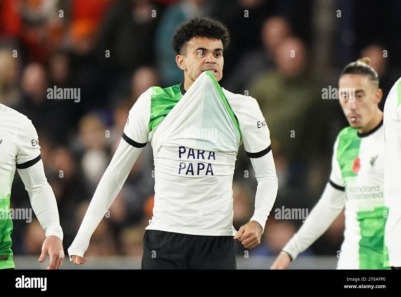 File photo dated 05-11-2023 of Luis Diaz, whose father has been released almost two weeks after he was kidnapped, the Colombian Football Federation has confirmed. Issue date: Thursday November 9, 2023. Stock Photo