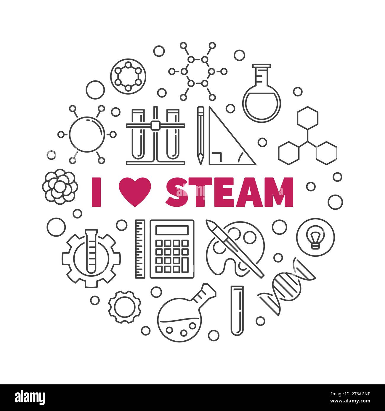I Love STEAM Science, Technology, Engineering, the Arts and
